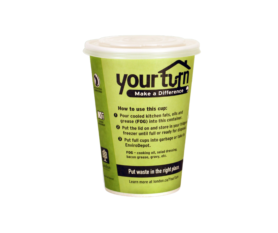 Fats, Oils and Grease (FOG) Cups - Municipality of Central Elgin